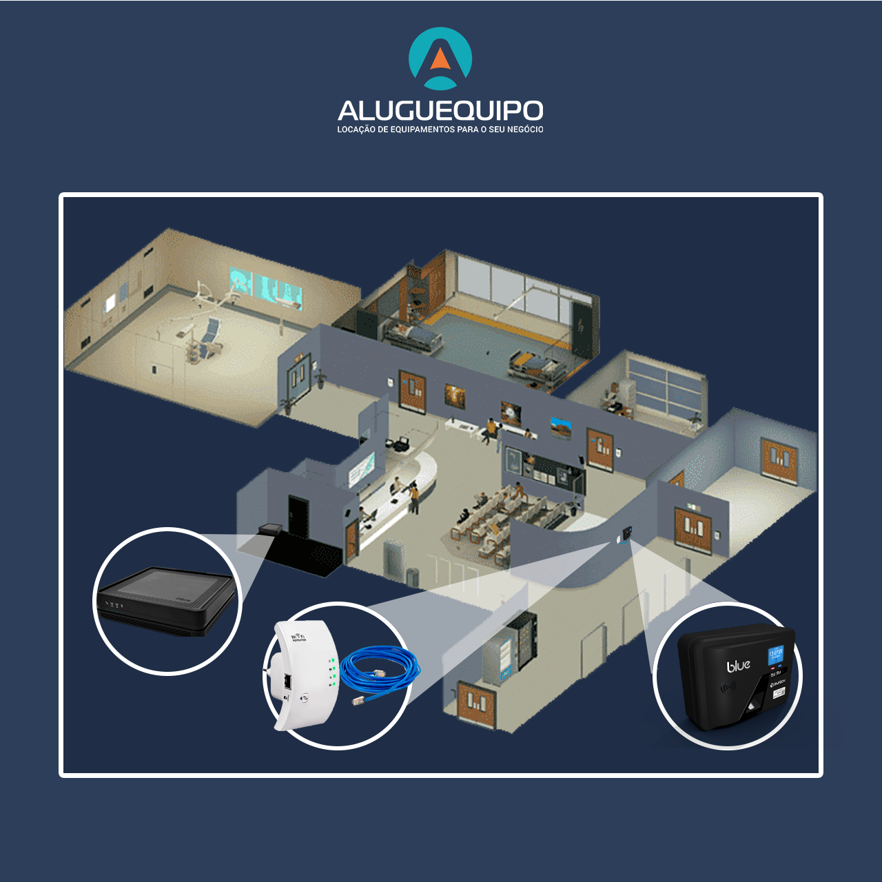 ilustração para repetidor + rep